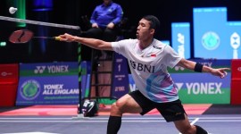 Jonatan Christie lolos ke semifinal BAC 2024. (Arsip PBSI)