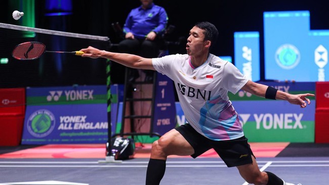 Jonatan Christie lolos ke semifinal BAC 2024. (Arsip PBSI)
