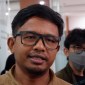 Komisioner KPU Idham Cholik mengatakan amicus curiae tidak dikenal dalam proses penanganan sengketa hasil pemilu di Mahkamah Konstitusi. [CNNIndonesia/Khaira Ummah JP]