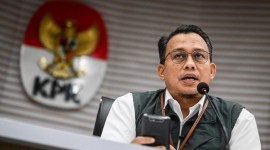 Juru bicara KPK Ali Fikri menyebut dua rutan cabang KPK resmi dinonaktifkan imbas kasus pungli. [ANTARA FOTO/Rivan Awal L]