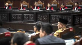 Mahkamah Konstitusi telah menerima 47 amicus curiae. Akan tetapi, hanya 14 yang akan dibahas hakim dalam menangani sengketa hasil Pilpres 2024. [ANTARA FOTO/Aprillio Akbar]