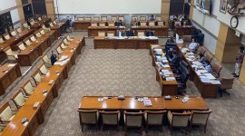 Uji kelayakan dan kepatutan calon anggota LPSK 2024-2029 digelar Komisi III DPR. [detikcom/Firda]