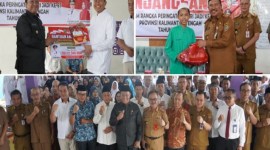 Pemprov Kalteng melaksanakan anjangsana peringati Hari Jadi ke-67, Palangka Raya, Selasa (14/5/2024). [ANTARA/HO-Pemprov Kalteng]