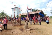 Suasana Ritual Tiwah di Desa Bukit Batu, Kecamatan Cempaga Hulu, Kabupaten Kotawaringin Timur, (15/5/2024). [ANTARA/HO-Disbudpar Kotim]