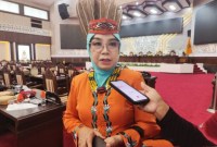 Kepala Dishanpang Kalteng Aster Bonawaty. [ANTARA/Muhammad Arif H]