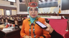 Kepala Dishanpang Kalteng Aster Bonawaty. [ANTARA/Muhammad Arif H]