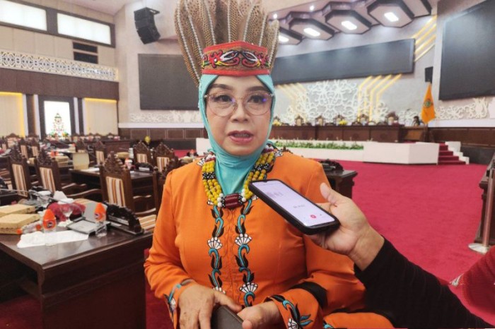 Kepala Dishanpang Kalteng Aster Bonawaty. [ANTARA/Muhammad Arif H]