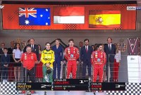 
Charles Leclerc memenangi F1 GP Monaco 2024, Oscar Piastri (McLaren F1 Team) dan Carlos Sainz Jr yang finis di posisi kedua dan tiga.   [Screenshot: BEINSPORTS]