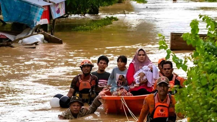 Banjir di Luwu, Sulawesi Selatan. [Foto: ISTIMEWA]