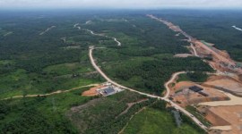 Kawasan Eco City di atas HPL Badan Bank Tanah yang berlokasi di Kabupaten Penajam Paser Utara, Provisi Kalimantan Timur yang disiapkan sebagai mesin penggerak ekonomi Indonesia. [ANTARA/HO-Humas Badan Bank Tanah]