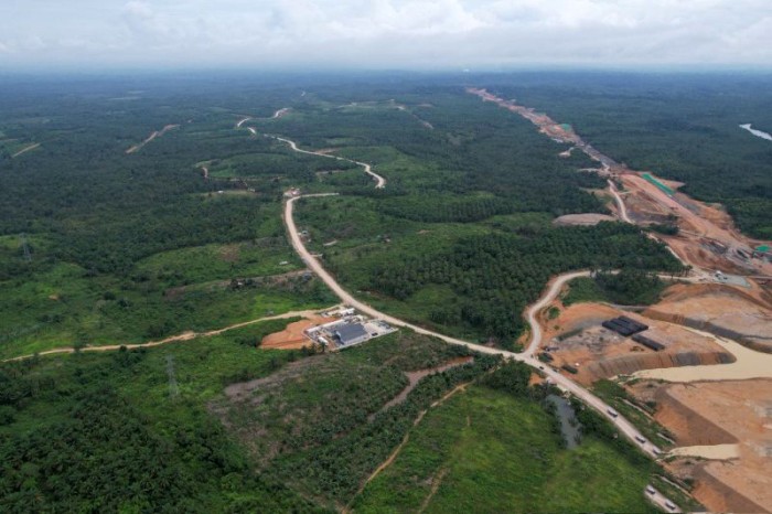 Kawasan Eco City di atas HPL Badan Bank Tanah yang berlokasi di Kabupaten Penajam Paser Utara, Provisi Kalimantan Timur yang disiapkan sebagai mesin penggerak ekonomi Indonesia. [ANTARA/HO-Humas Badan Bank Tanah]