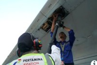 PT Pertamina Patra Niaga Wilayah Kalsel memproyeksikan kenaikan penggunaan Avtur selama penerbangan haji di 2024 terjadi kenaikan sebesar 26 persen. [ANTARA/HO-Humas PT Pertamina]