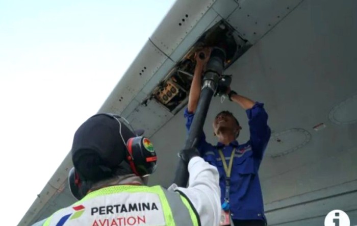 PT Pertamina Patra Niaga Wilayah Kalsel memproyeksikan kenaikan penggunaan Avtur selama penerbangan haji di 2024 terjadi kenaikan sebesar 26 persen. [ANTARA/HO-Humas PT Pertamina]