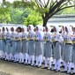 Puluhan siswa dan siswi perwakilan kabupaten/kota di Kalsel mengikuti seleksi menjadi Pasukan Pengibar Bendera Pusaka (Paskibraka) untuk upacara peringatan Hari Ulang Tahun (HUT) ke-79 Kemerdekaan RI tahun 2024, di Banjarbaru, Jumat (17/5/2024). [ANTARA/HO-MC Kalsel]
