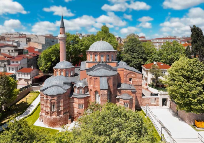 
Biara Khora di Turki akhirnya menjadi Masjid Kariye. [guidedistanbultours.com]