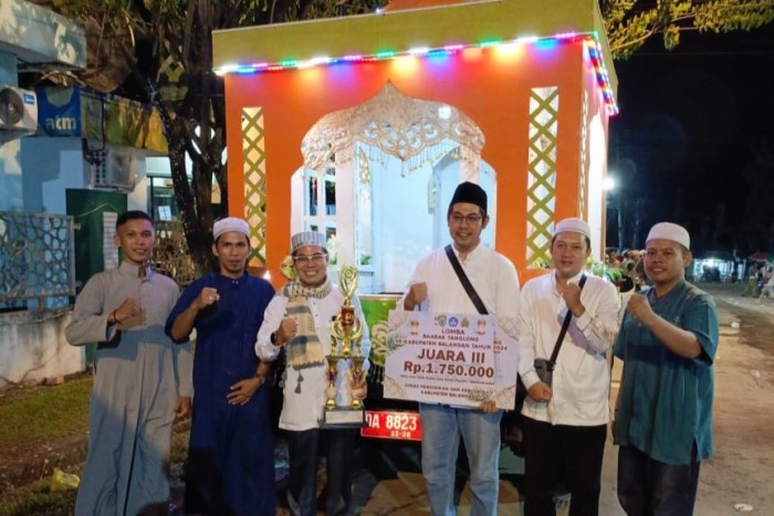 BPBD Balangan raih juara III di event Baarak Tanglong 2024. (Foto:Mc.Balangan)