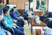 Audensi Tim BPJS Ketenagakerjaan dengan Pemkab Balangan.