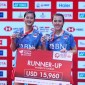 Febriana Dwipuji Kusuma/Amalia Cahaya Pratiwi jadi runner up Thailand Open 2024 pada laga final di Stadion Nimibutr, Bangkok, Minggu (19/5/2024). [PBSI)