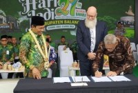 Wujud perhatian dan kepedulian pemerintah daerah melalui Bupati Abdul Hadi membawa angin segar bagi masyarakat Balangan (SuarIndonesia/ Ist)