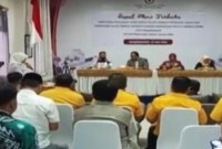 Pleno Penerapan Hasil Pemilu 2024 untuk calon anggota DPRD Banjarmasin untuk periode 2024-2029 SuarIndonesia/Ist)