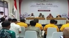 Pleno Penerapan Hasil Pemilu 2024 untuk calon anggota DPRD Banjarmasin untuk periode 2024-2029 SuarIndonesia/Ist)