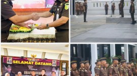 

Jajaran Kejati Kalsel upacara Hari Ulang Tahun ke 73 PERSAJA, Senin (6/5/2024) (SuarIndonesia/Ist)