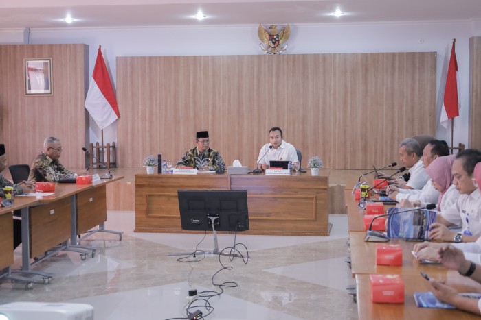 pertemuan dengan Dinas Perindustrian Dan Perdagangan (Disperindag) Provinsi Jatim, Rabu (8/5/2024). (SuarIndonesia/Ist)
