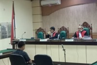 terdakwa Arbainsyah, di Pengadilkan Tindak Pidana Korupsi Banjarmasin