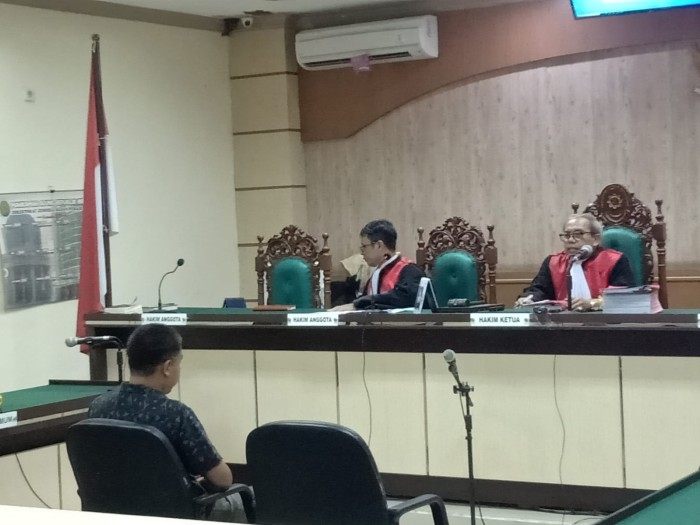 terdakwa Arbainsyah, di Pengadilkan Tindak Pidana Korupsi Banjarmasin