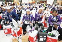 kelompok terbang (Kloter) pertama Jemaah calon haji (JCH) Embarkasi Banjarmasin,