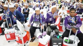 kelompok terbang (Kloter) pertama Jemaah calon haji (JCH) Embarkasi Banjarmasin,