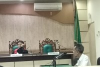 sidang lanjutan di Pengadilan Tindak Pidana Korupsi (Tipikor) Banjarmasin, di hadapan majelis hakim yang diketaui hakim Yusriansyah, Senin (13/5/2024). (SuarIndonesia/HD)