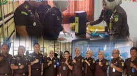 Inspeksi Umum oleh Irombongan nspektur IV Jaksa Agung Muda Bidang Pengawasan, di wilayah hukum Kejaksaan Tinggi Kalimantan Selatan (Kejati Kalsel), Senin (13/5/ 2024. *SuarIndonesia/Ist)
