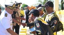 Kegiatan memperingati HUT Proklamasi Gubernur Tentara ALRI Divisi IV Pertahanan Kalimantan ke-75 Tahun 2024, Rabu (15/5/2024). (SuarIndonesia/Ist)