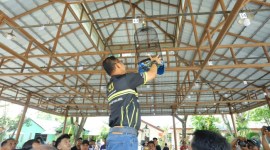 Ribuan  mania  atau penggemar burung berkicau ikuti lomba perebutkan tropi Kapolresta Cup digelar di Komplek Screen House, Jalan Banua Anyar, Banjarmasin Timur, Minggu (19/5/2024)/ SuarIndonesia/Ist)