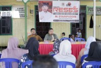Wakil Ketua DPRD Kalimantan Selatan (Kalsel) M Syaripuddin saat menggelar Reses di Kabupaten Tanah Bumbu (SuarIndonesia/Ist)