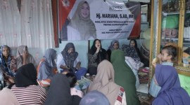 Wakil DPRD Kalsel Hj. Mariana, S.AB., M.M. di reses masa sidang II tahun 2024. (SuarIndonesia/Ist)