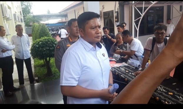 Direktur Reskrimsus Polda Kalsel, Kombes Pol M Gafur Aditya Siregar