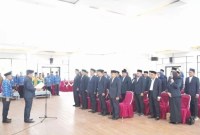 Sebanyak 37 pengurus Lembaga Pengembangan Tilawatil Quran (LPTQ) Kabupaten Balangan untuk periode 2024-2028 resmi dilantik di Mahligai Mayang Maurai, Paringin, pada Senin (20/5/2024).  (SuarIndonesaia/Adv)