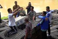 Bupati Balangan, Abdul Hadi hadiri kegiatan syukuran panen raya ikan nila, yang digelar Himpunan Nelayan Seluruh Indonesia (HNSI) Kabupaten Balangan, di Desa Kandang Jaya, Kecamatan Lampihong (SuarIndonesia/Adv)