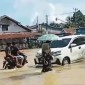 Pemukiman warga di Kecamatan Ngabang dan sekitarnya terendam bajir dan mengakibatkan ribuan masyarakat mengungsi karena rumah mereka terendam banjir. [ANTARA/HO-Dokumentasi Warga]