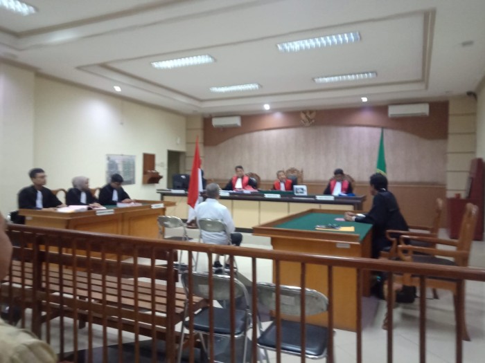 sidang lanjutan di Pengadilan Tindak Pidana Korupsi Banjarmasin, Senin (27/5/2024) (SuarIndonesia/HD)