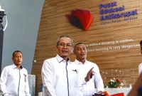 Wakil Ketua KPK Alexander Marwata usai diperiksa Dewan Pengawas (Dewas) KPK terkait kasus Nurul Ghufron mutasi pegawai Kementan di Gedung Pusat Edukasi, Senin (6/5/2024). [JawaPos/Salman T]