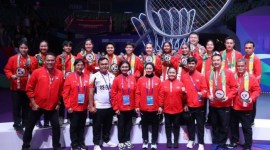 Tim Indonesia Raih Runner Up Uber Cup 2024, Usai Dikalahkan China. [Instagram/badminton.ina]