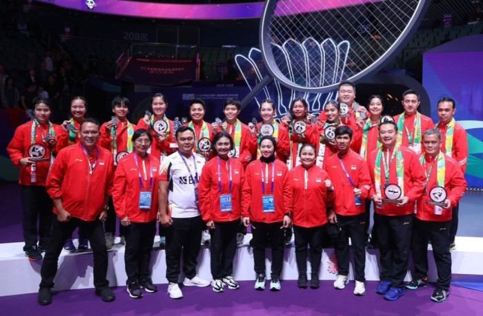 Tim Indonesia Raih Runner Up Uber Cup 2024, Usai Dikalahkan China. [Instagram/badminton.ina]