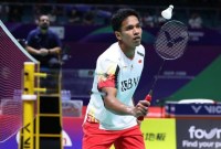 Chico menyumbang poin terakhir Indonesia. [PBSI]