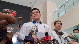 Dirreskrimsus Polda Metro Jaya, Kombes Ade Safri Simanjuntak, menegaskan bahwa kasus dugaan pemerasan dengan tersangka mantan Ketua KPK, Firli Bahuri, masih berproses. [detikcom/Rumondang]