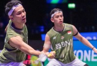 Ganda putra Indonesia Fajar Alfian/Muhammad Rian Ardianto. [VCG via Getty Images/Tai Chengzhe]