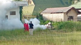 Kemenag Kalteng antisipasi penyebaran DBD di asrama haji transit di Palangka Raya, belum lama ini. [ANTARA/HO-Kanwil Kemenag Kalteng)