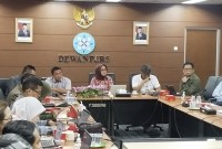 Konpers Dewan Pers soal penolakan terhadap RUU Penyiaran. [detikcom/Taufiq]